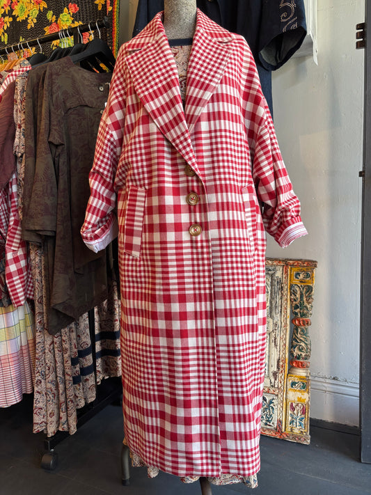 Eloise Long Duster in Japanese Wool I