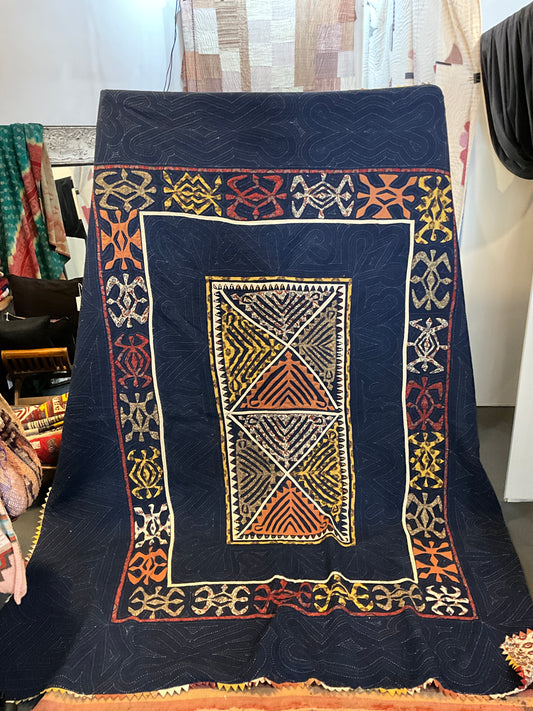 Rabari Quilt in Navy