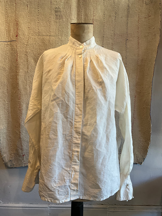 Elizabethan handwoven cotton linen shirt