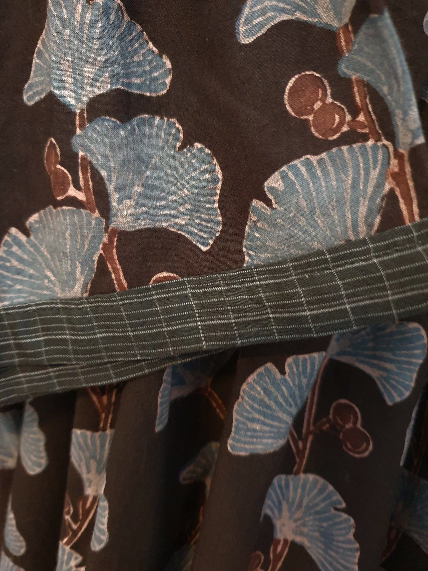 Elise dress in hand blockprinted cotton