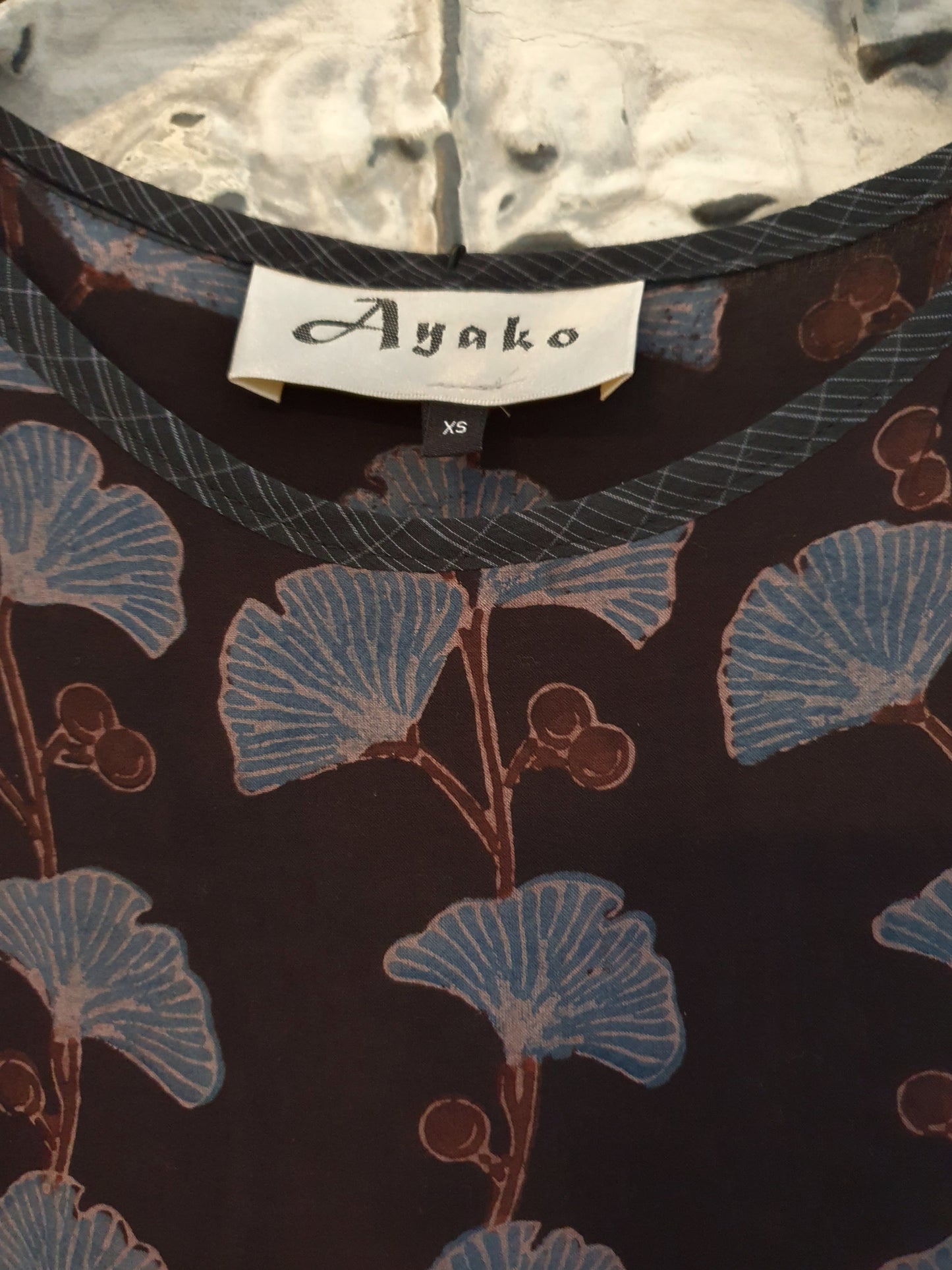 Elise dress in hand blockprinted cotton