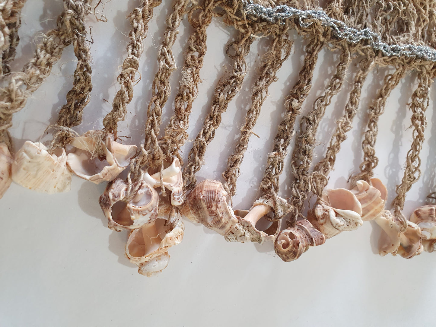 Wild hemp bag with shell tassels