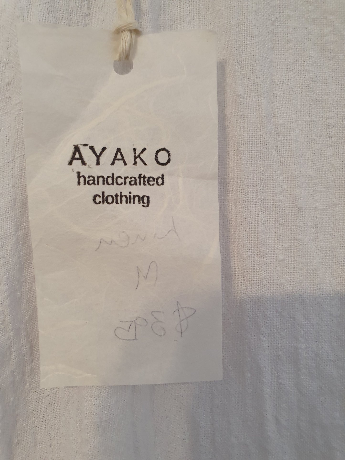 Willow dress in white linen