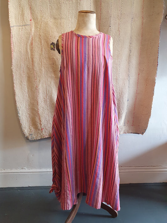 Swing dress in stripes