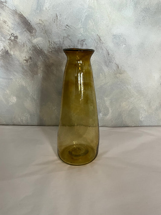 Afghan Glassware Amber Carafe