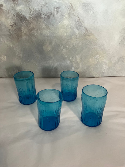 Afghan Glassware Torquoise Glass