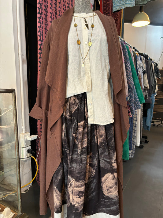 Hand Painted Cotton Skirt