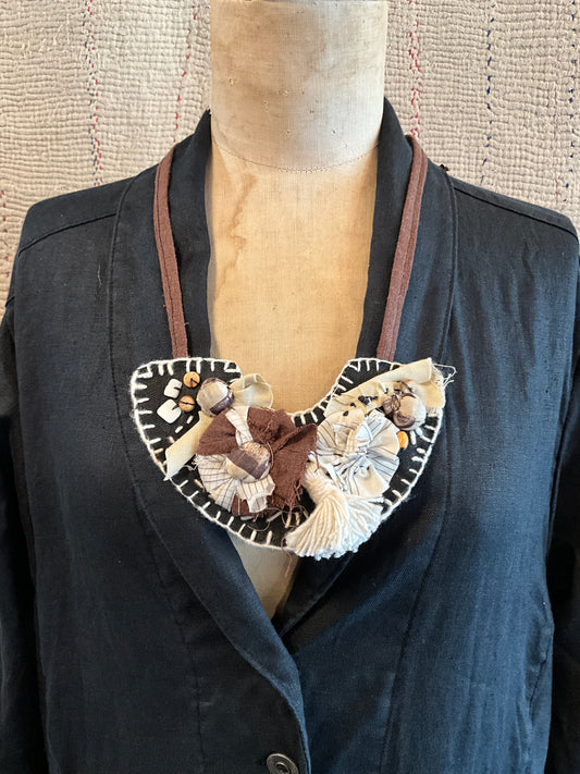 Mixed media collar 3