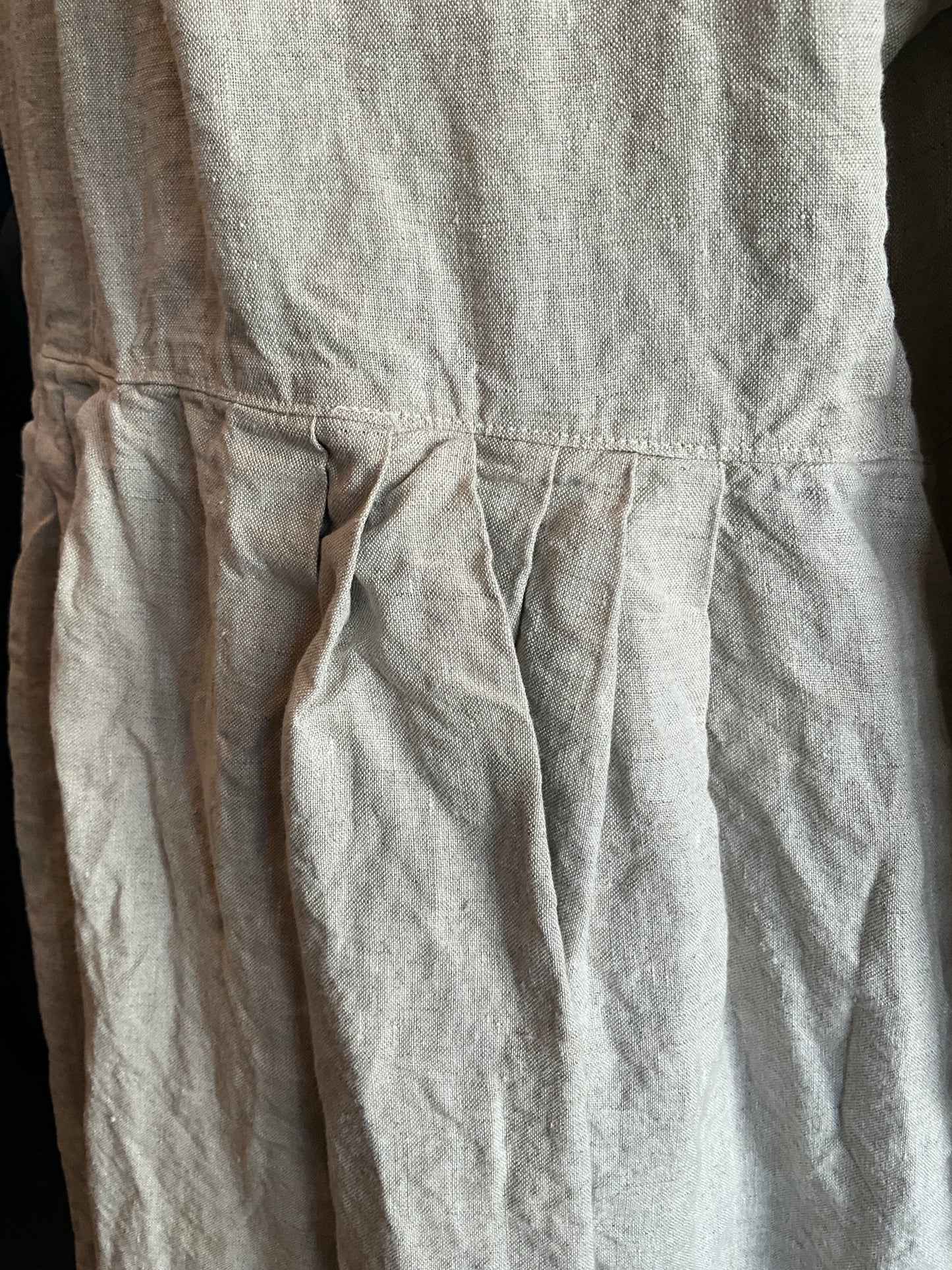 Victoria Linen Duster in Ecru