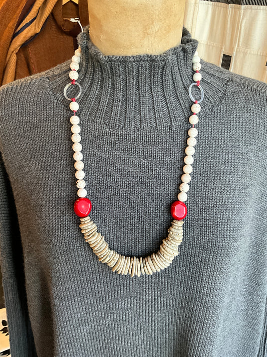 Howlite Stone Necklace