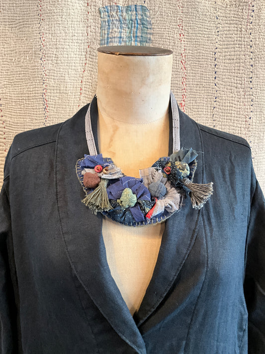 Mixed media collar 1