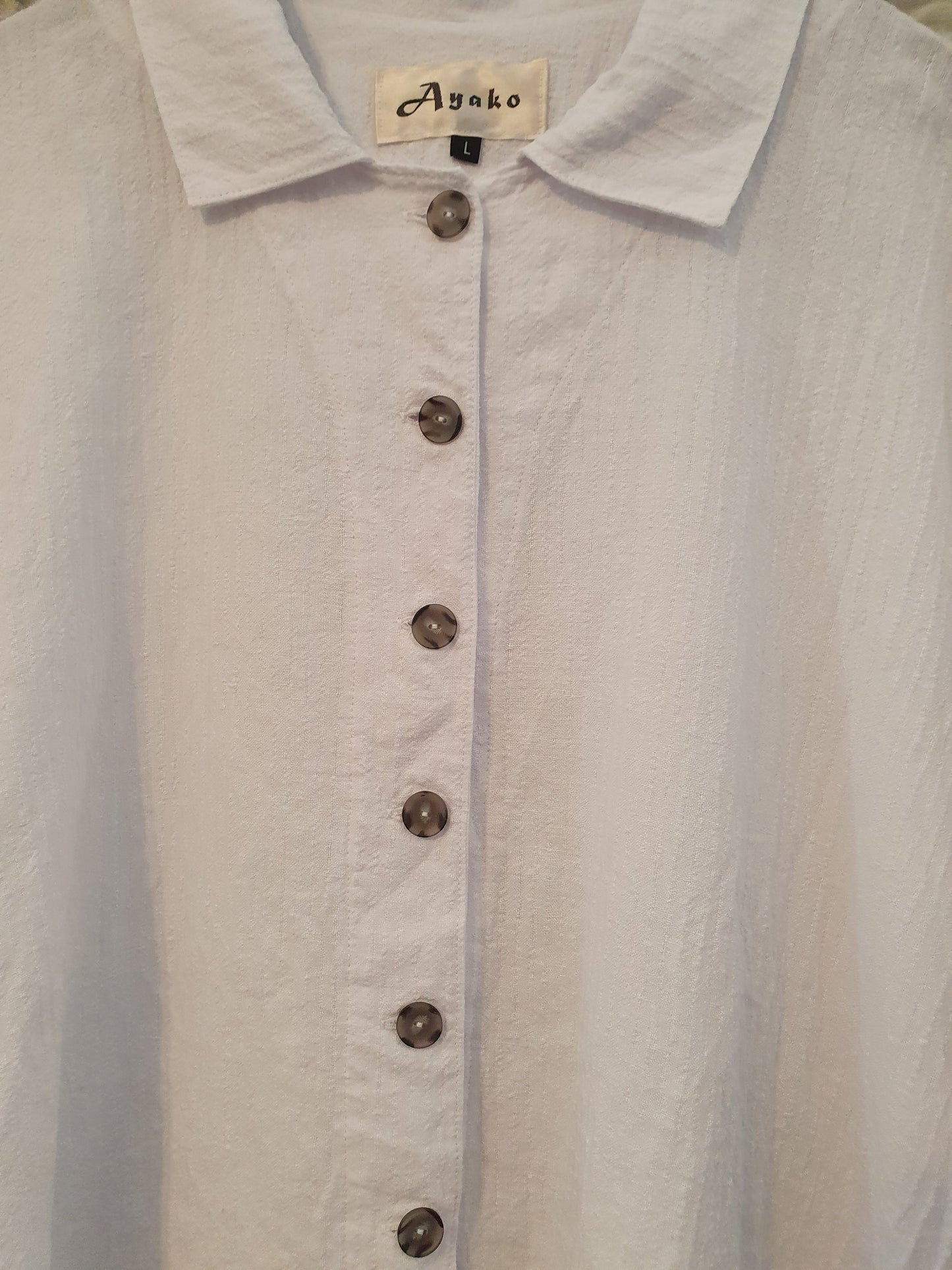 Zen shirt in white linen