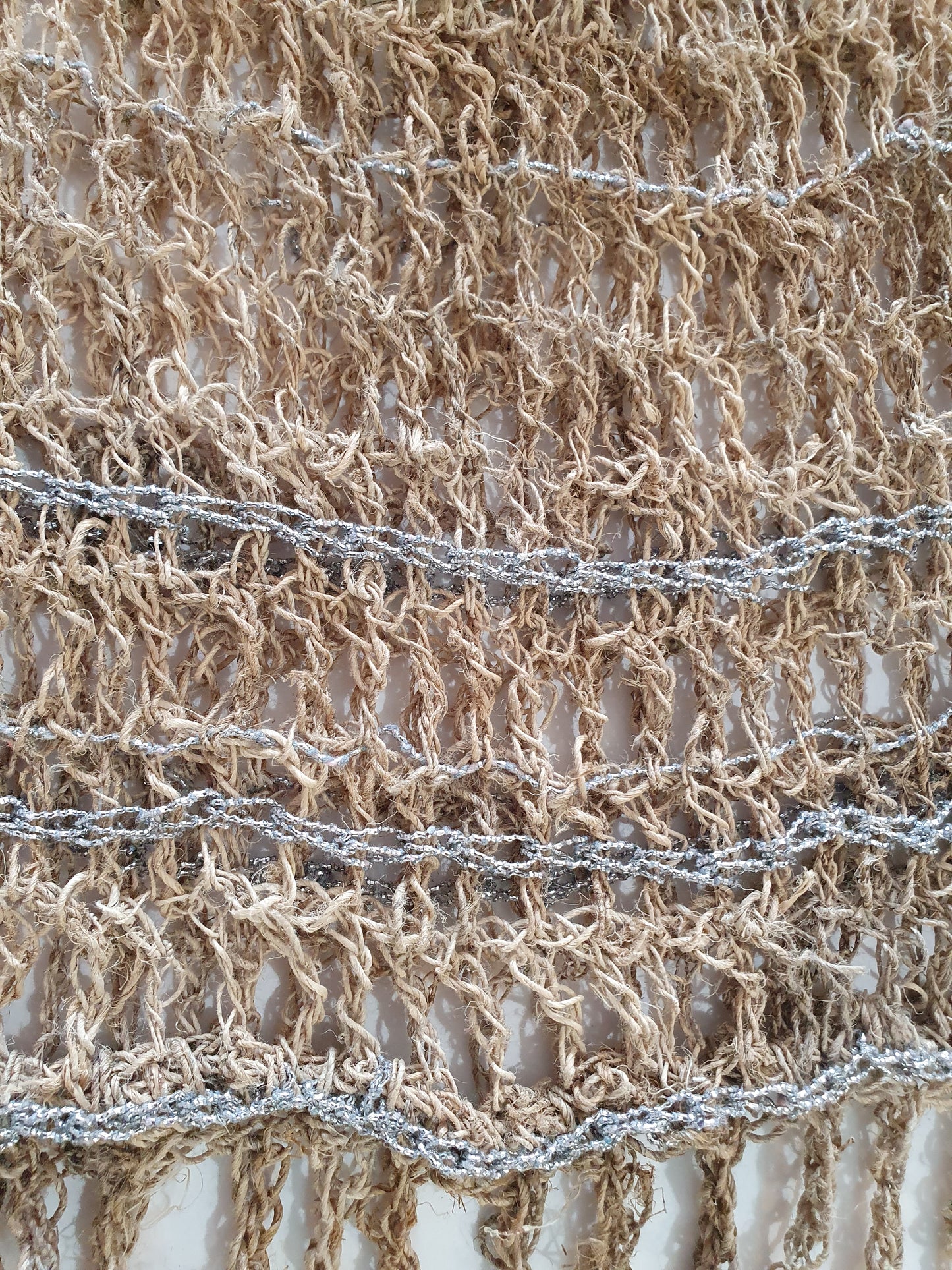 Wild hemp bag with shell tassels