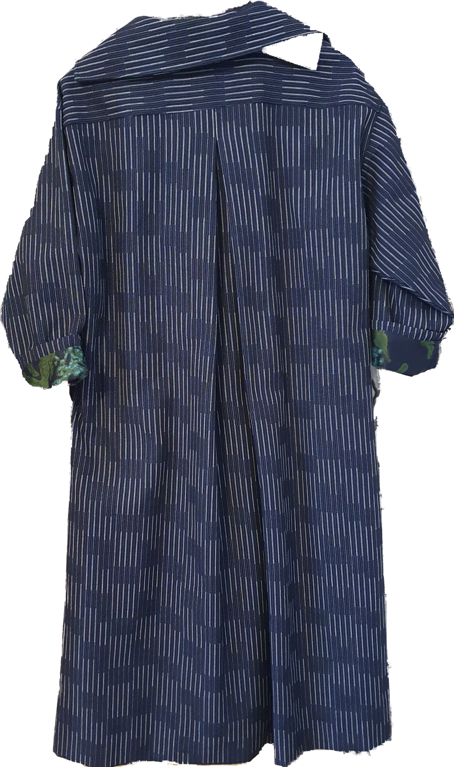Alana coat in textured denim