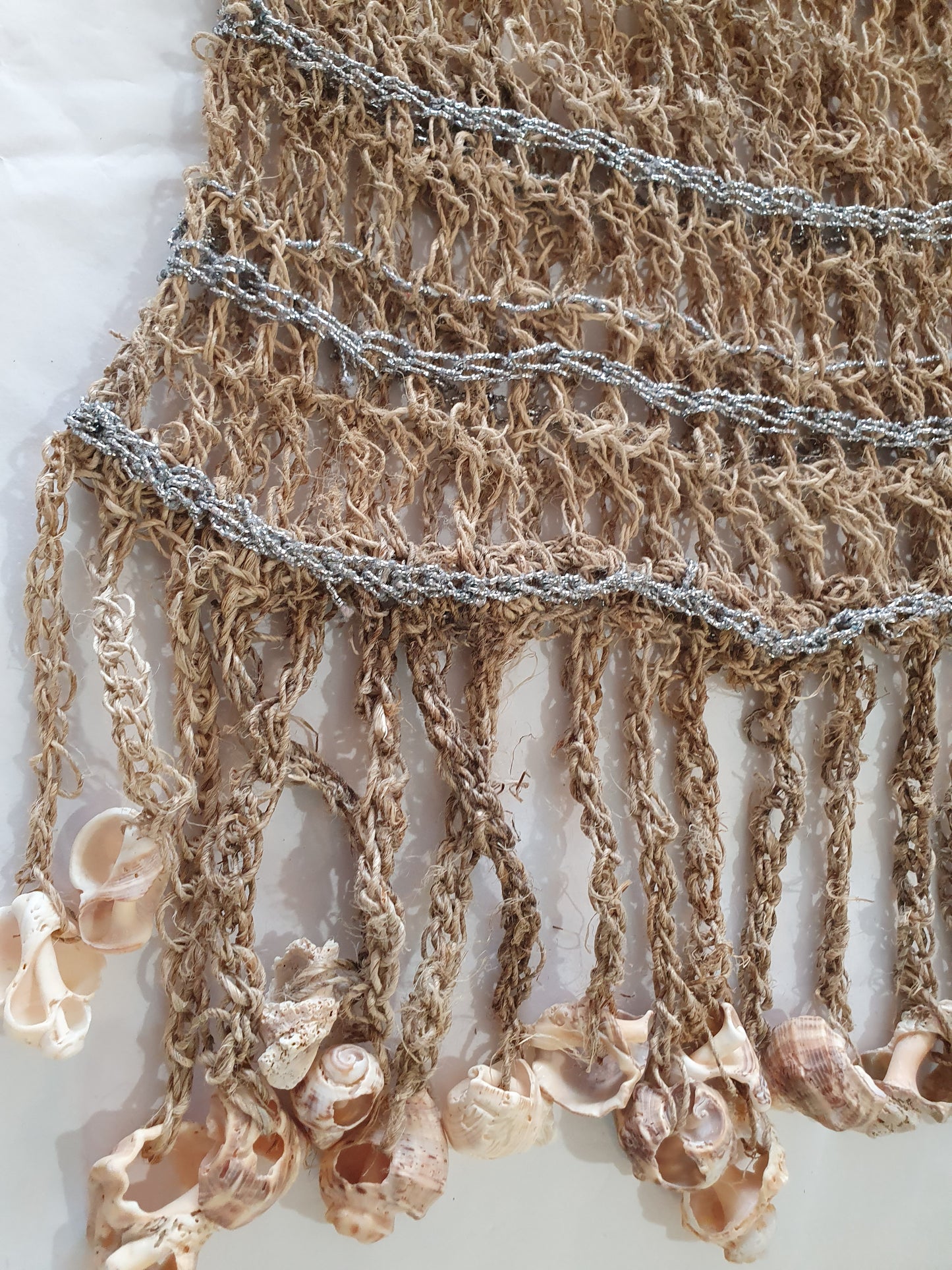 Wild hemp bag with shell tassels