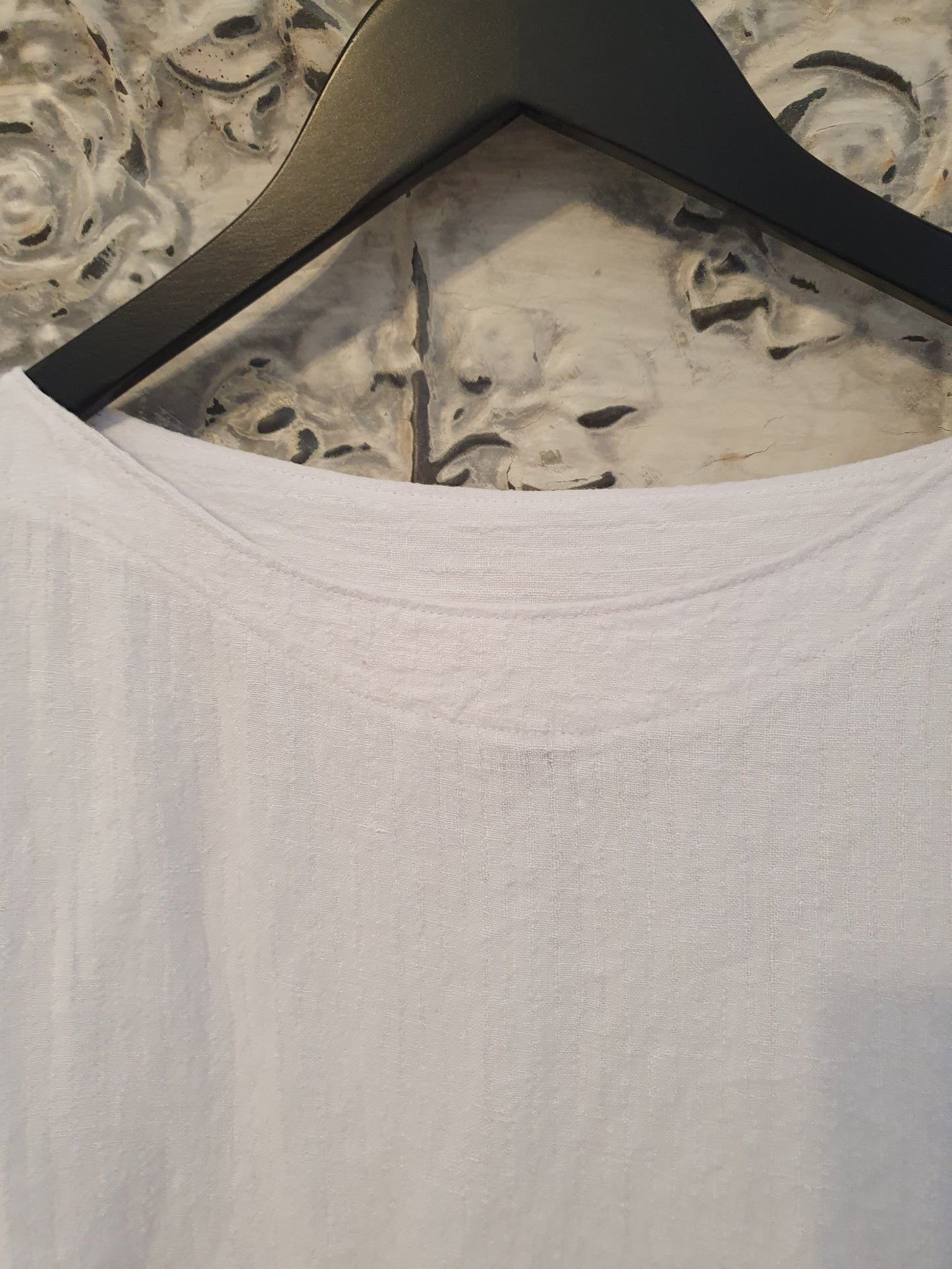 Willow dress in white linen