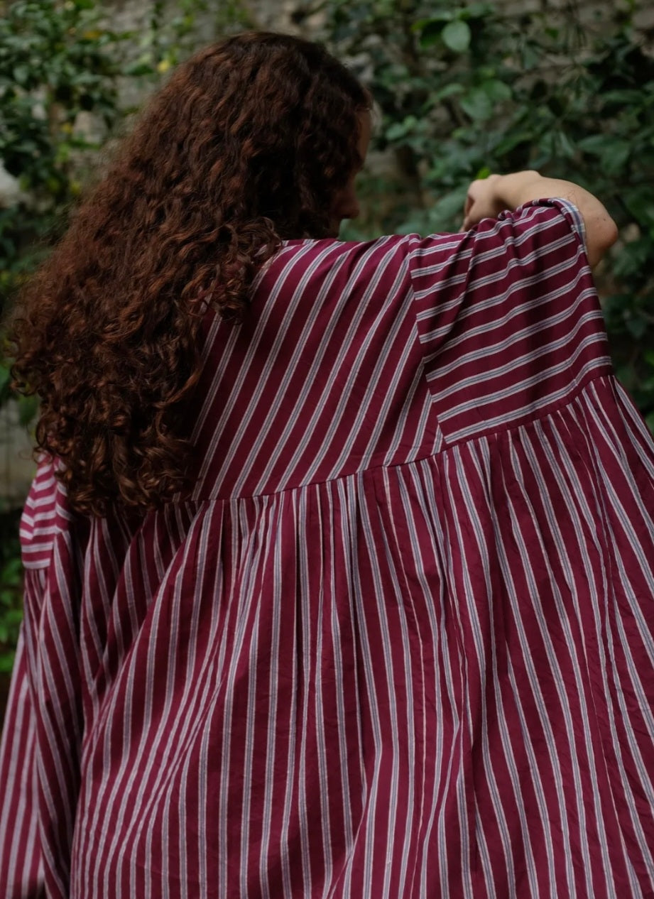 Alana top in stripes
