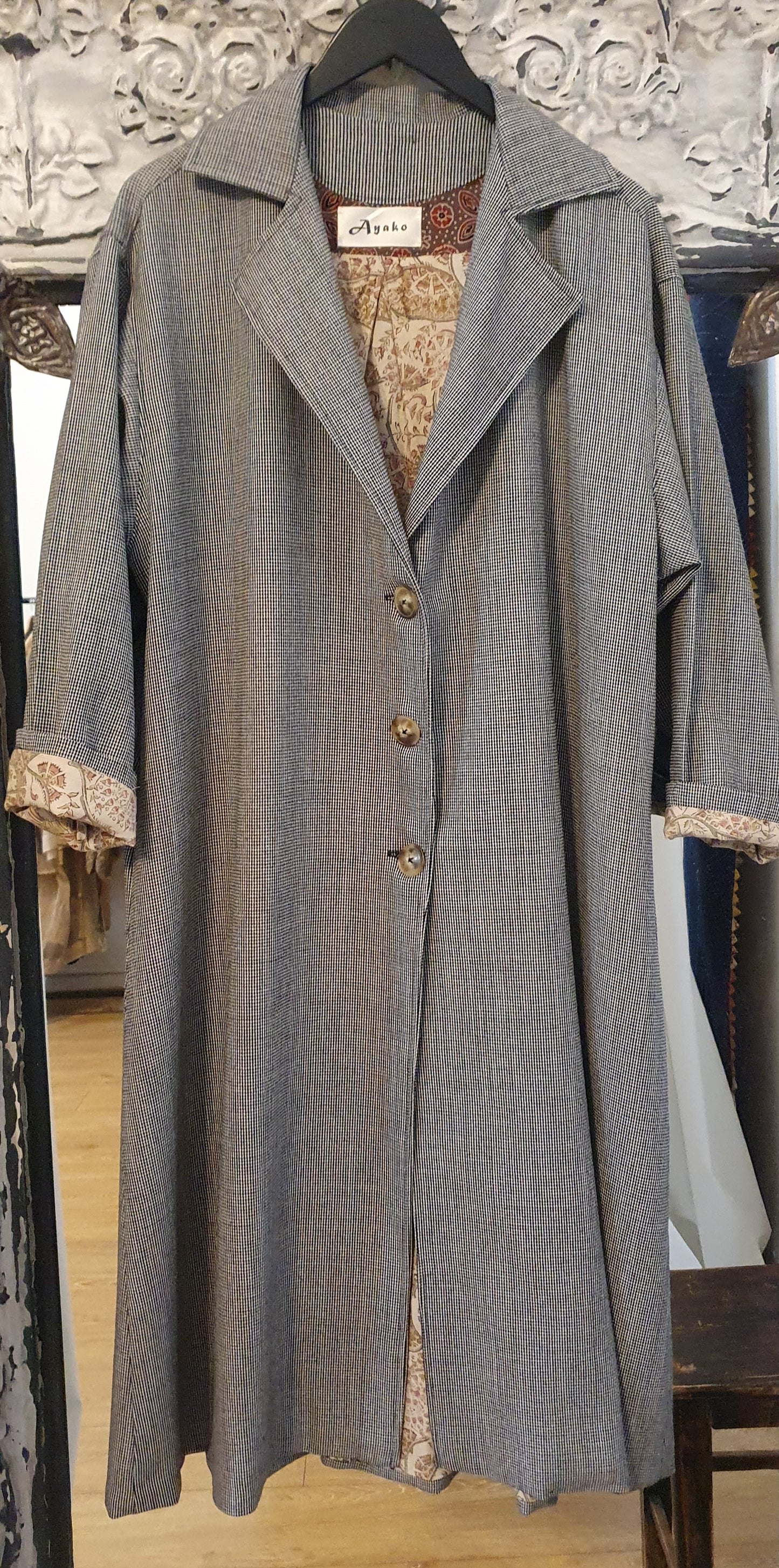 Alana coat in Japanese wool