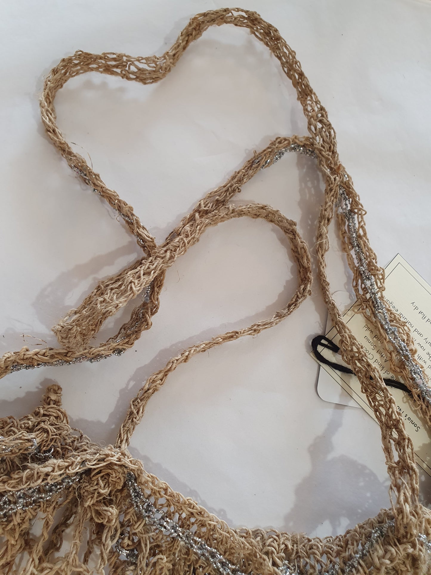 Wild hemp bag with shells