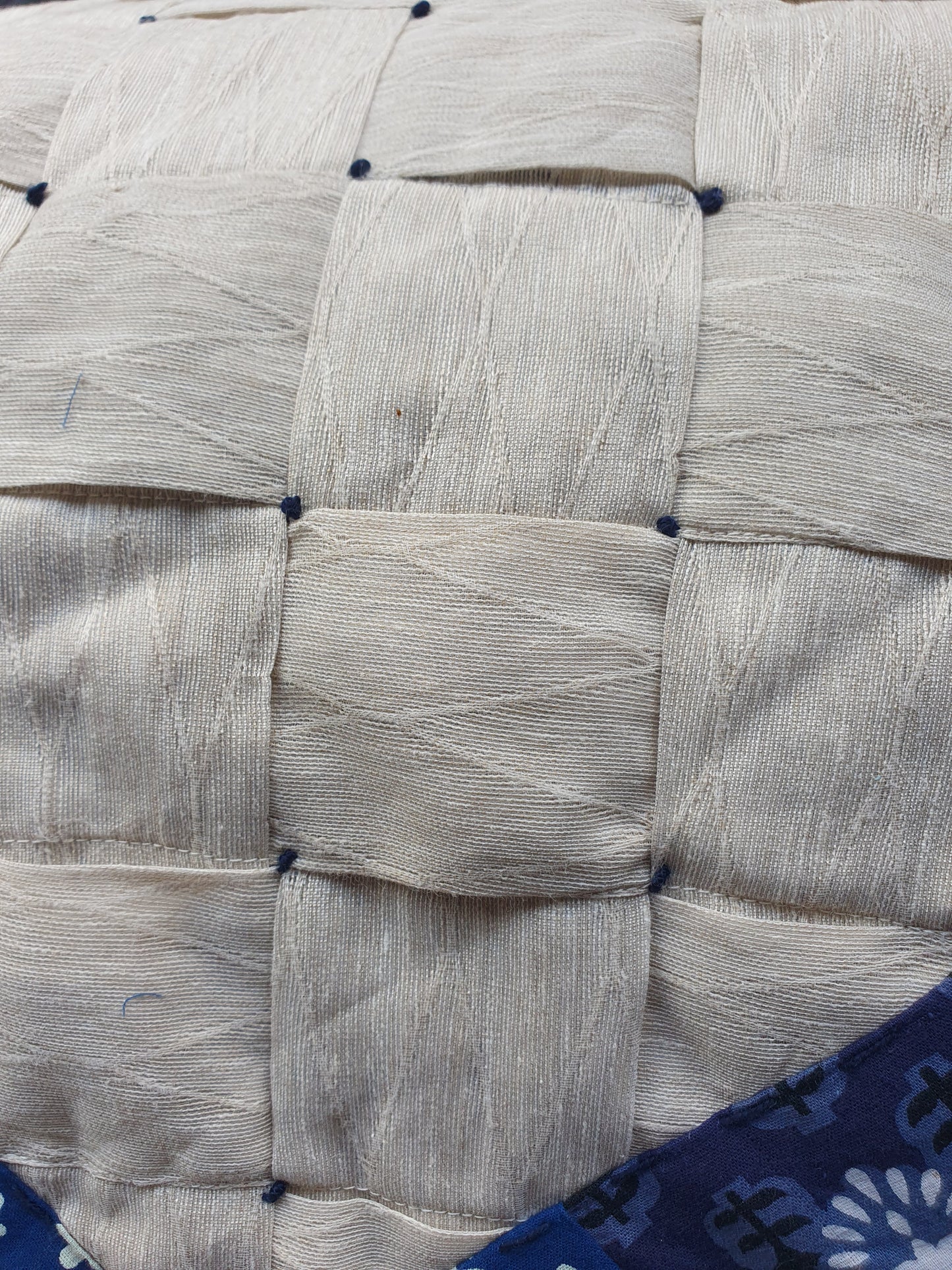 Handcrafted Quilt in Blues