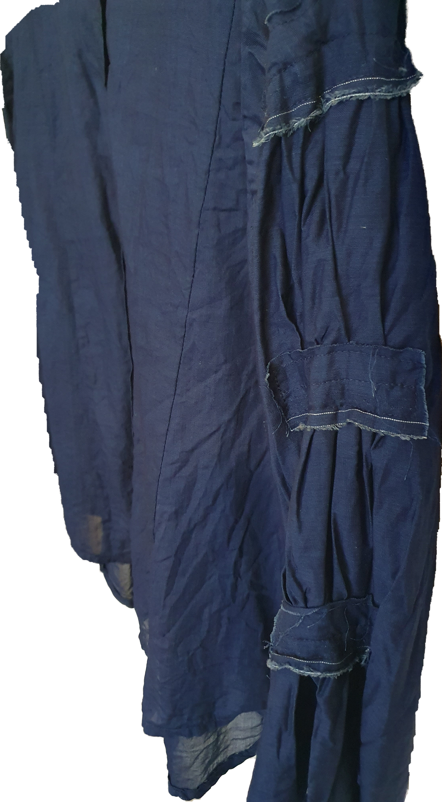 Loretta Cotton voile shirt in indigo